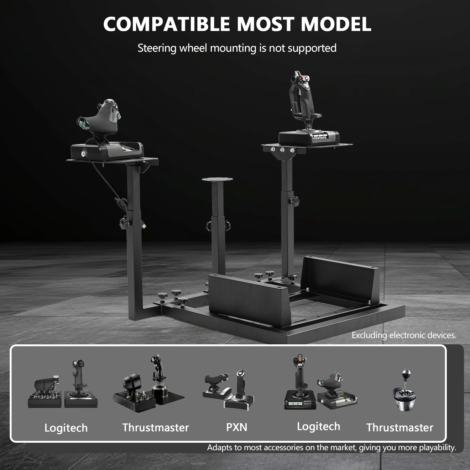 Minneer Flight Simulator Cockpit Fit Logitech X52 X56 Thrustmaster A10C HotasWarth