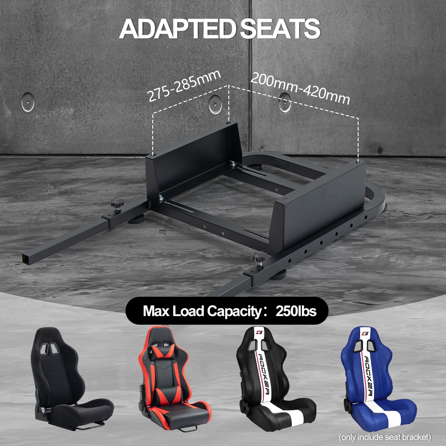 Minneer Upgrade Rear Seat Frame Installable Most Chair Seat Support DIY
