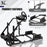 Minneer™ Gaming Simulator Cockpit Frame Fits All Logitech G923 G29 G920 Thrustmaster Wheels Gaming Wheel Stand Compatible with Xbox One, PS4, PC, Not Included Steering Wheel, Pedal, handbrake and seat