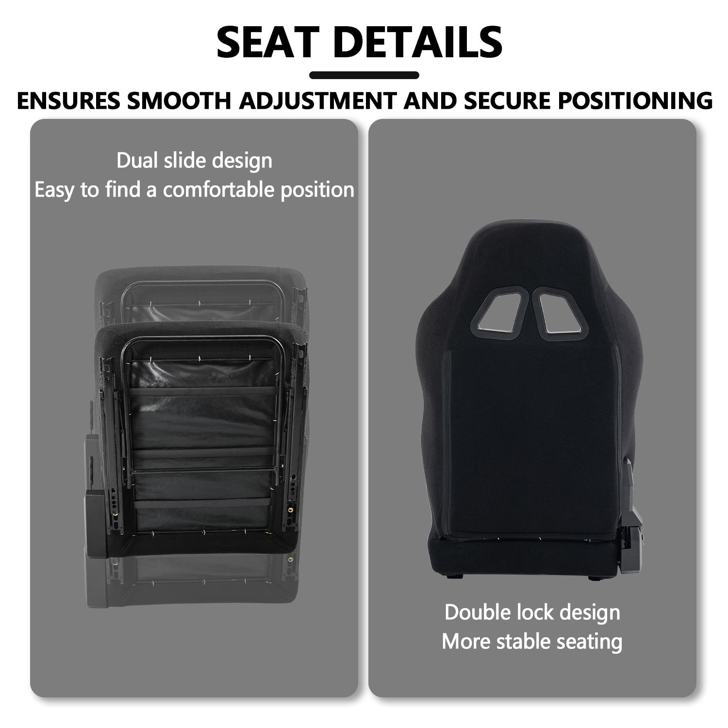 Minneer Sim Racing Cockpit  with Black Seat Fit Logitech G29 G920 G923 GPRO Fanatec