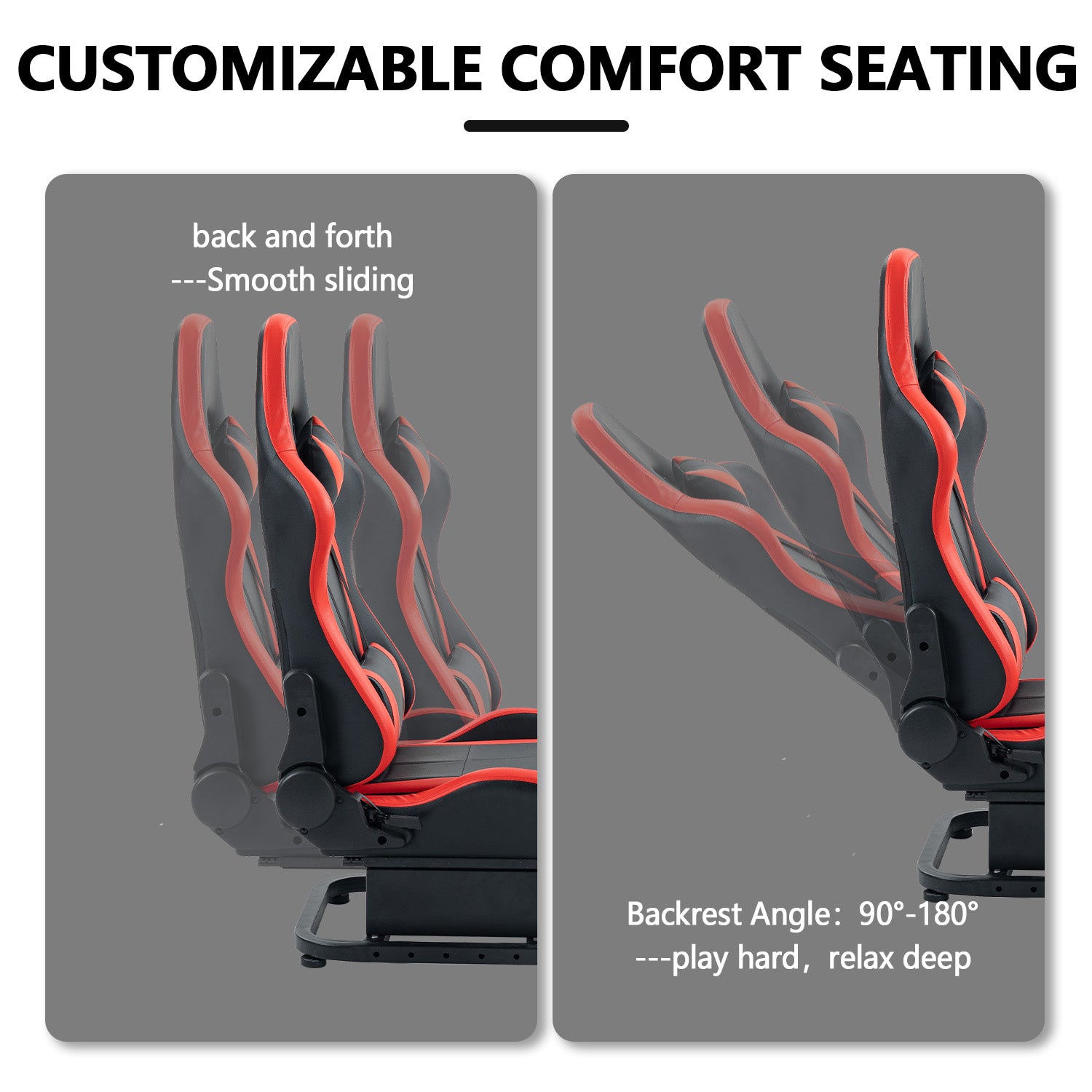 Minneer Stable Racing Simulator Cockpit with Seat Fit Logitech Thrustmaster