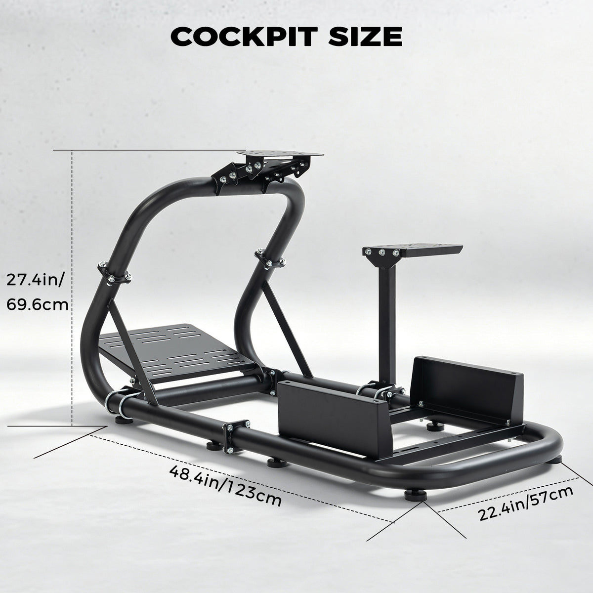 Minneer Advanced Racing Simulator Cockpit Fit Logitech Fanatec CSL-DD Thrustmaster