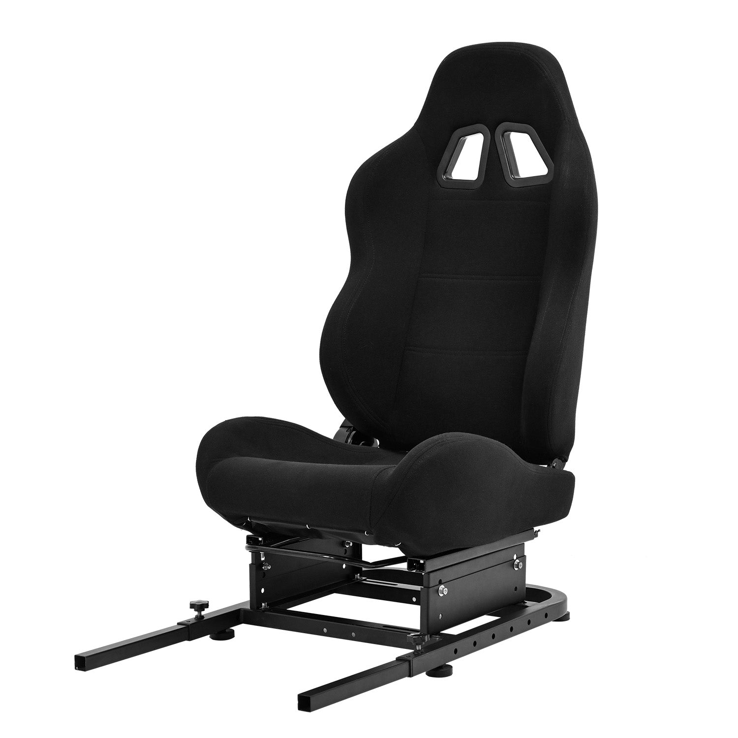 Minneer Racing Simulator Cockpit Seat Mount with Ergonomic Black Seat Fit for Minneer Steering Wheel Stands Not Included Pedal Wheel Shifter