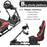 Minneer Racing Cockpit Fit Logitech G29 Fanatec Steering Wheel Stand with Seat