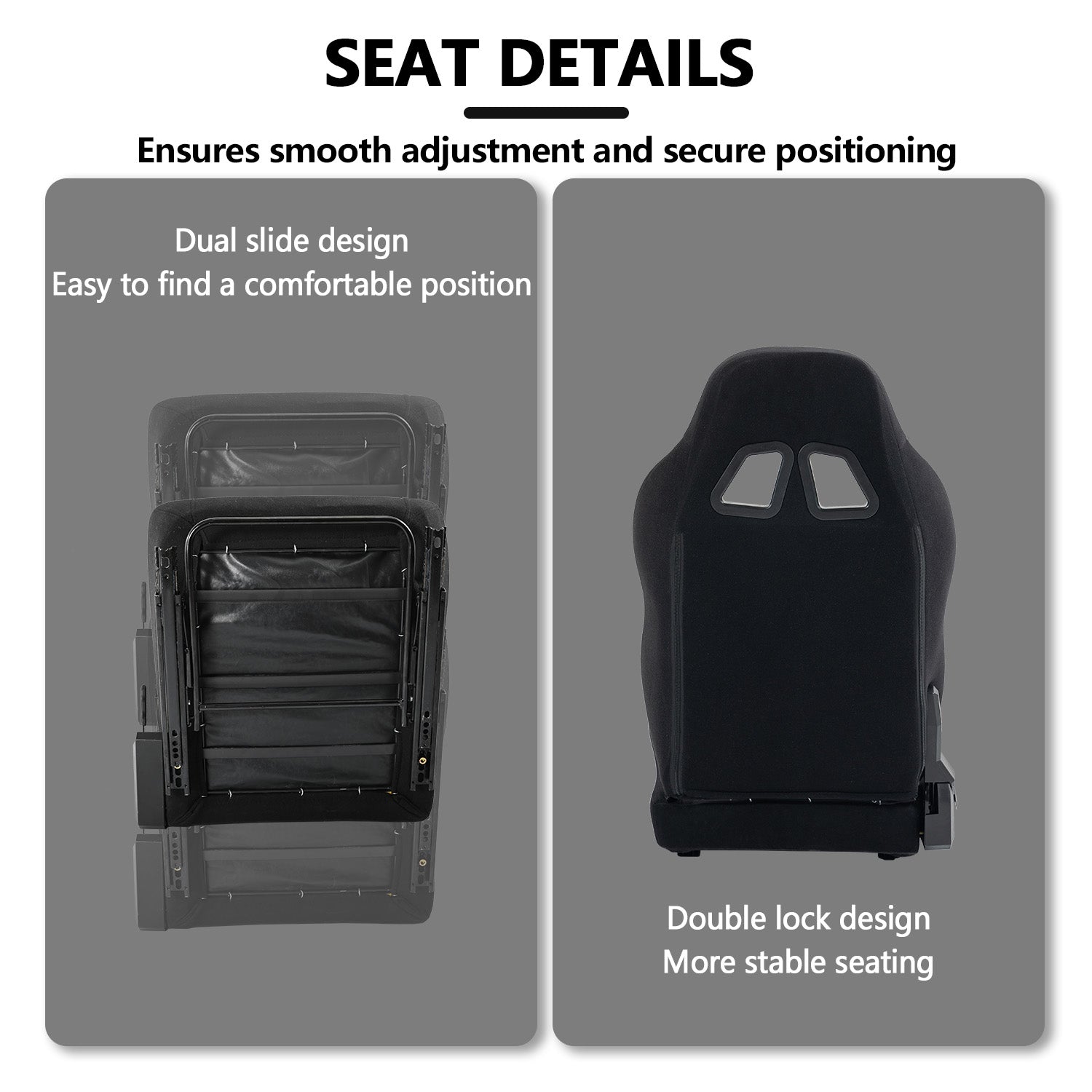 Minneer Racing Sim Cockpit with Triple Monitor Stand and Black Seat, Wide Compatibility, Fit for Logitech,Thrustmaster, Fanatec G29 G923 T248,  Not Include Steering Wheel,Pedals,Handbrake