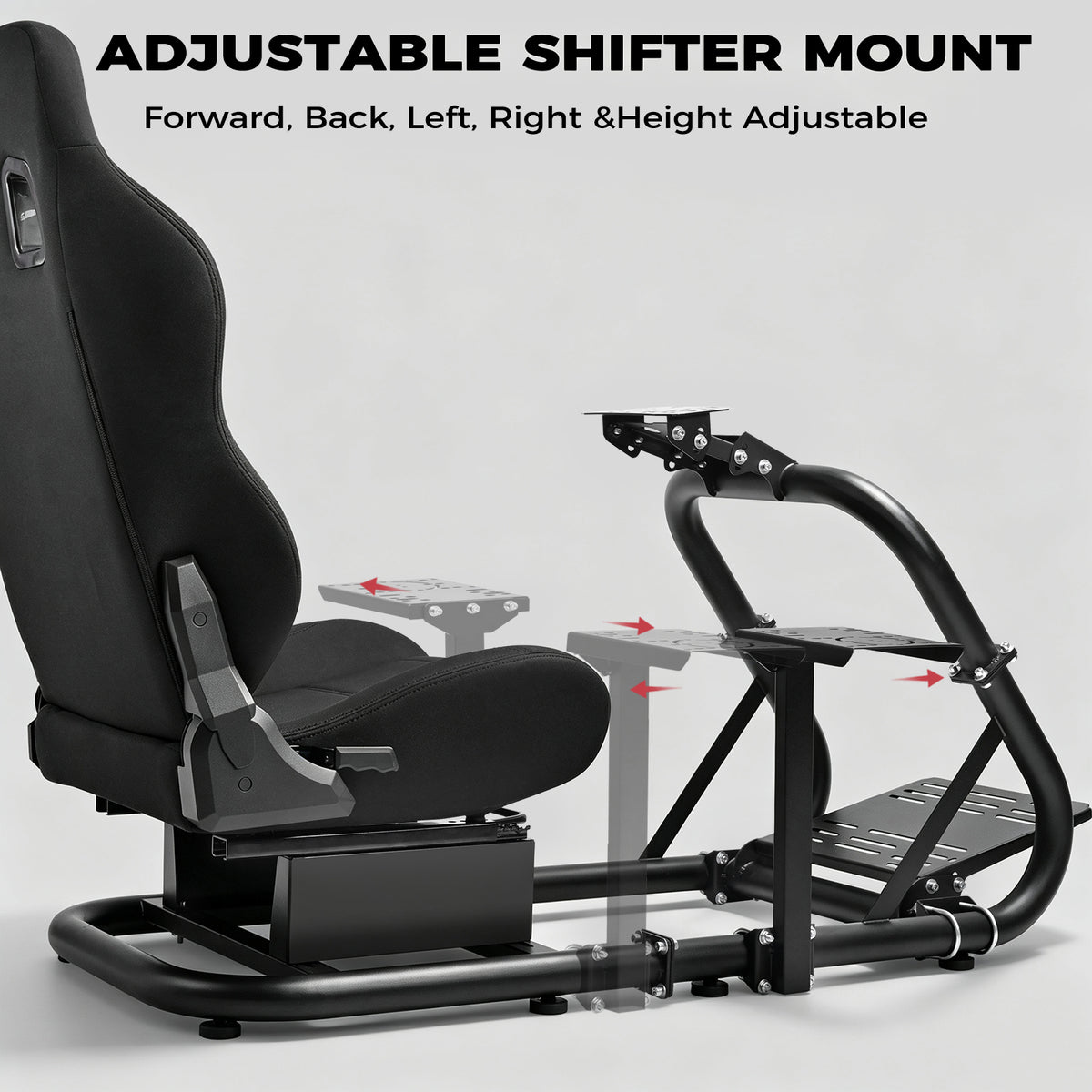Minneer Driving Simulator Cockpit with Seat Fit Logitech Fanatec CSL-DD