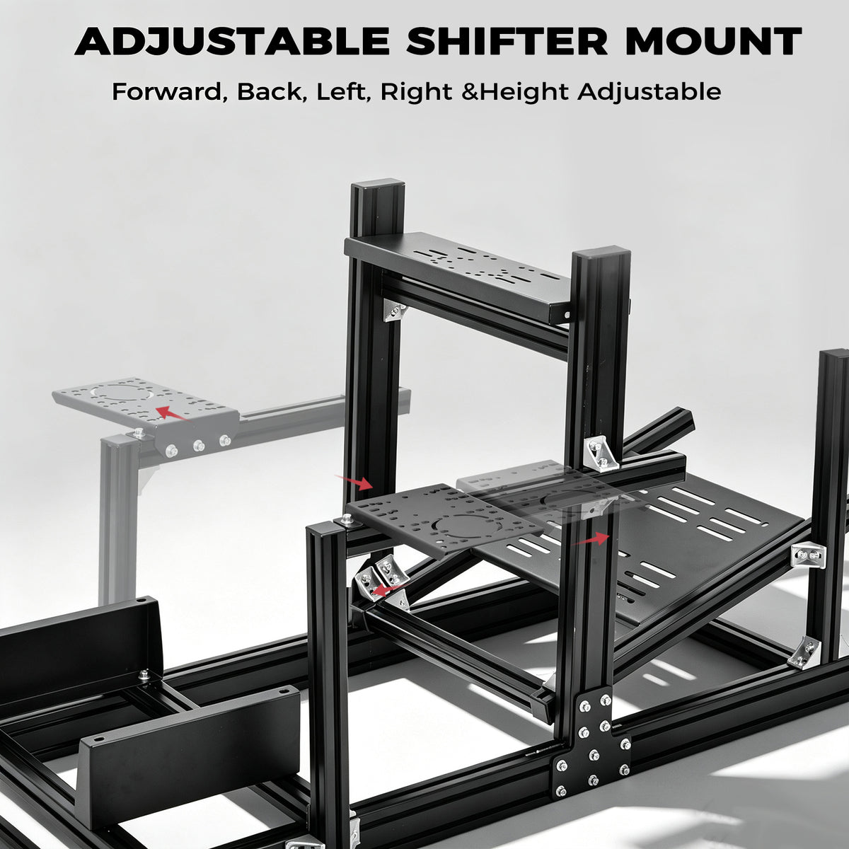 Minneer 4080 Aluminium Profile Racing Sim Cockpit, Ultra Strength & Rigidity, Fit for Logitech,Thrustmaster, Fanatec G29 G923 T248,  Not Include Steering Wheel,Pedals,Handbrake