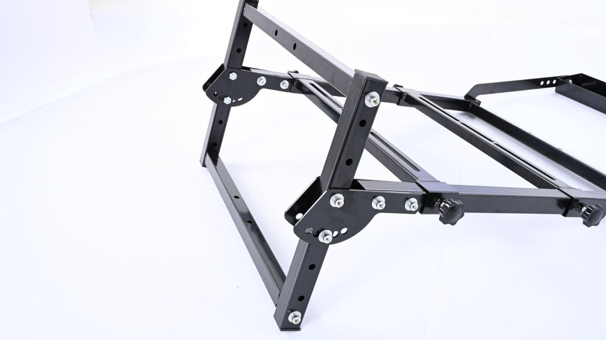 Minneer Flight Racing Pedal Bracket Compatible with All Logitech/Thrustmaster/Fanatec Pedals, Foldable