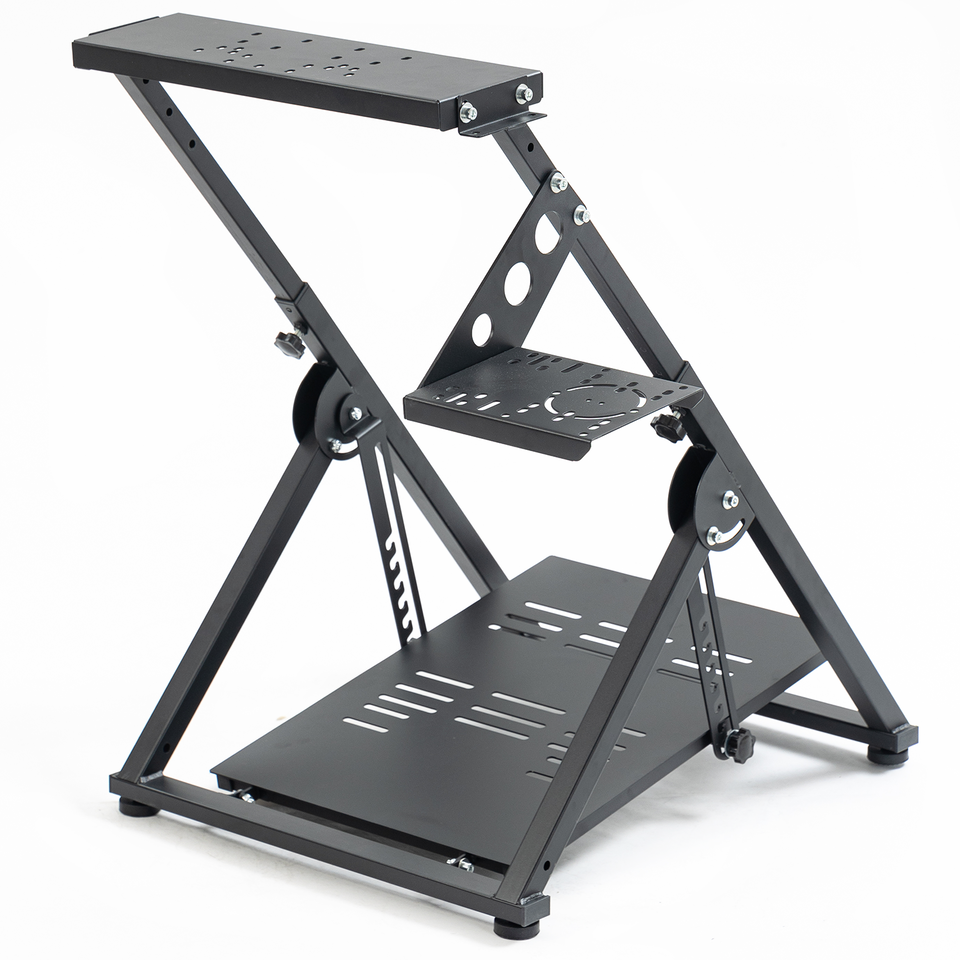 Minneer Racing Wheel Stand Foldable "X" Frame Fit Logitech Thrustmaster