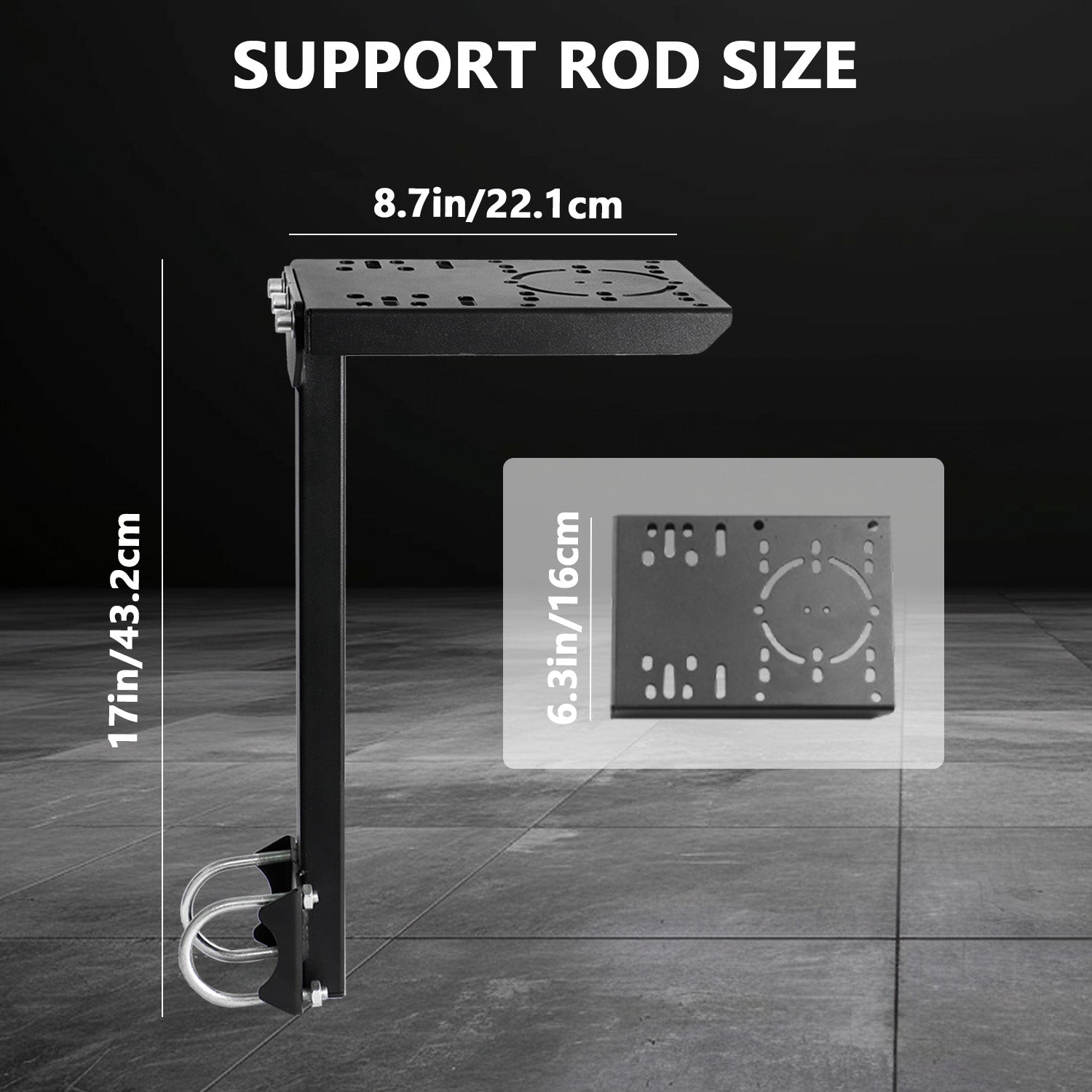 Handbrake/Flight Gear Shifter Mount Suitable for Racing Sim Cockpit Support All Round Tube Cockpit Series
