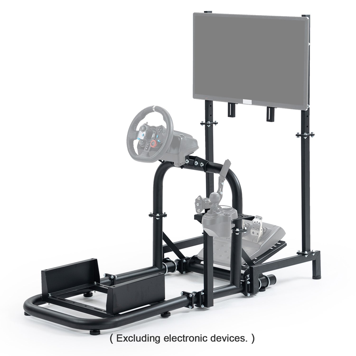 Minneer Racing Sim Cockpit, Wide Compatibility, Fit for Logitech,Thrustmaster, Fanatec G29 G923 T248,  Not Include Steering Wheel,Pedals,Handbrake