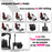 Minneer™ Racing/Handbrake/Flight Gear Shifter Mount Suitable for Racing Simulation Cockpit Include Parts, Support All Round Tube Cockpit Series