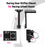 Minneer™ Racing/Handbrake/Flight Gear Shifter Mount Suitable for Racing Simulation Cockpit Include Parts, Support All Round Tube Cockpit Series