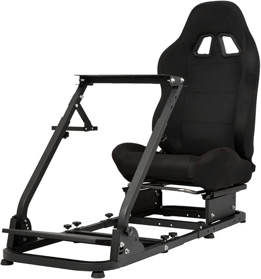 Minneer™ Immersion Racing Simulator Cockpit with Red&Black Seat Fit fo