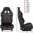 Minneer™ Racing Simulator Cockpit with Seat Fits for Logitech G25 G27 G29 G920 G923 Thrustmaster PC PS4 Xbox Gaming Cockpit Stand Adjustable Wheel Frame, Without Steering wheel, pedal, handbrake and shifter