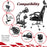 Minneer™ Racing Wheel Stand for Logitech G25 G27 G29 G920 G923 Thrustmaster T80 T150 T300 Height-Adjustable Sim Racing Stand Wheel Pedals Not Included