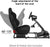 Minneer™ Racing Simulator Cockpit with Seat Fits for Logitech G25 G27 G29 G920 G923 Thrustmaster PC PS4 Xbox Gaming Cockpit Stand Adjustable Wheel Frame, Without Steering wheel, pedal, handbrake and shifter