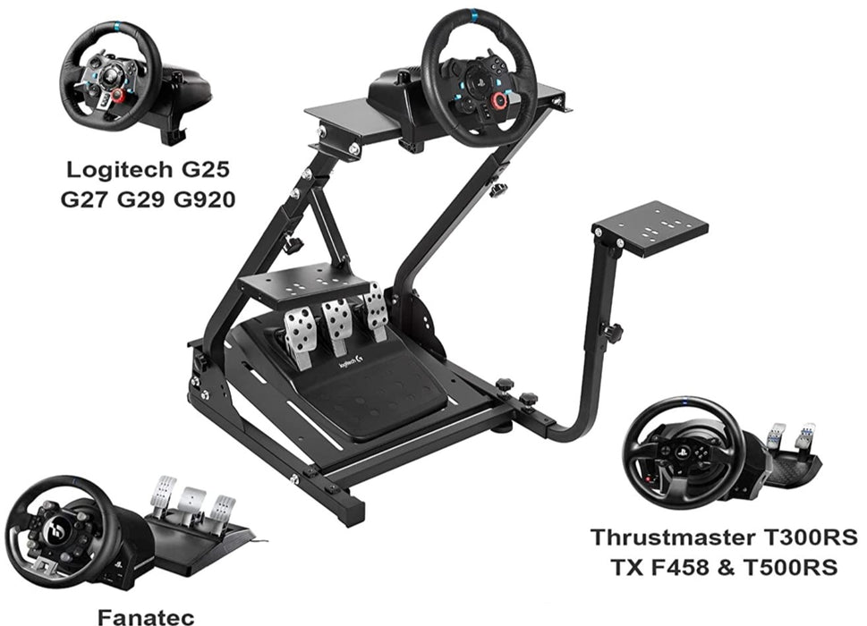 Minneer™ Racing Wheel Stand with Double Gear Adjustment fit Logitech G