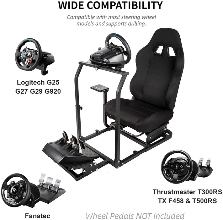 Racing Simulator Cockpit Seat Compatible with